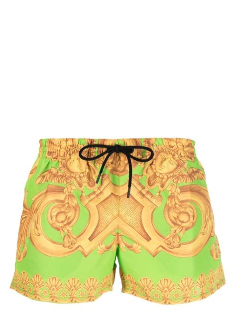 farfetch Versace swim trunks